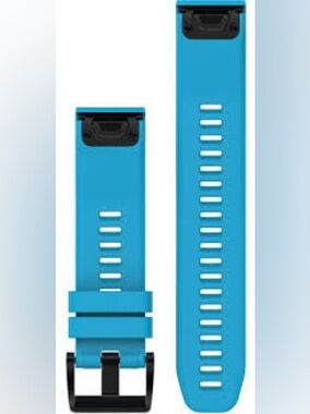 Garmin QuickFit silicone watch band-Cyan Blue